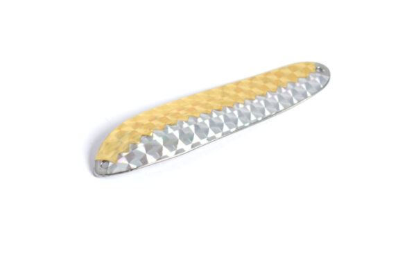Lätkä guld hologram, silver hologram - silver bakgrund